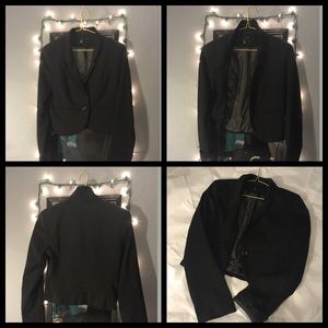 Black drapey blazer